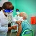 Health intervention with the Abdala COVID-19 vaccine candidate, in Cuba. Photo: Juan Pablo Carreras/ACN.