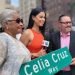 Omer Pardillo Cid (right), executor of Celia Cruz at the naming ceremony in New York. Photo: courtesy of Omer.