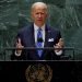 U.S. President Joe Biden during his speech to the UN General Assembly, at the organization’s headquarters in New York, on September 21, 2021. Photo: Eduardo Muñoz/Pool/EFE.