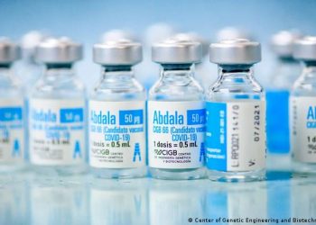 The Cuban Abdala COVID-19 vaccine. Photo: Tele Cristal/Archive.