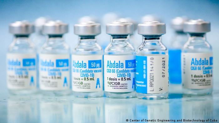 The Cuban Abdala COVID-19 vaccine. Photo: Tele Cristal/Archive.