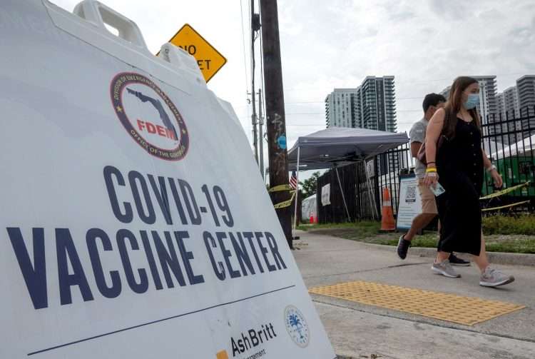 COVID-19 vaccination center in Florida, United States. Photo: Cristobal Herrera-Ulashkevich/EFE/Archive.
