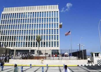 American Embassy in Havana. Photo: Desmond Boylan/AP/Archive.