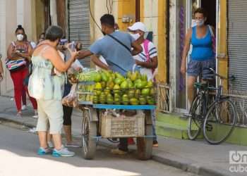 Street vendor of agricultural products in Havana, Cuba. Photo: Otmaro Rodríguez.
