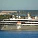The World Voyager cruise ship in the bay of Cienfuegos, Cuba. Photo: Modesto Gutiérrez Cabo/ACN.