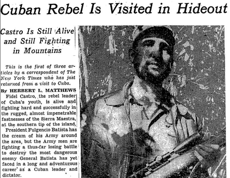 Fidel Castro, Cuban Revolutionary - The New York Times