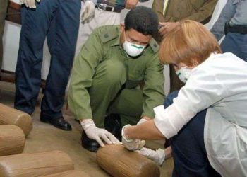 Drug seizure in Cuba. Photo: La Demajagua/Archive.