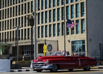 Embassy of the United States in Havana. Photo: AFP.