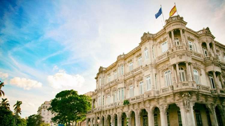 Embassy of Spain in Havana. Photo: onlinetours.es/Archive.