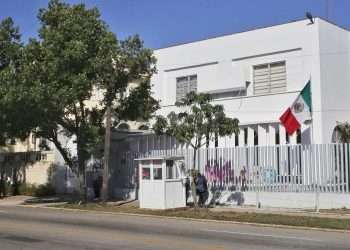 Embassy of Mexico in Cuba. Photo: Cubanoticias, taken from Crónica.