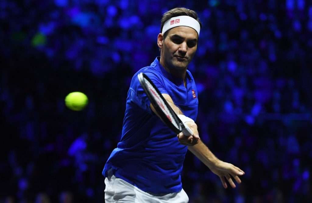 Roger Federer lived his farewell from the courts at the Laver Cup in London. Photo: Andy Rain/EFE
