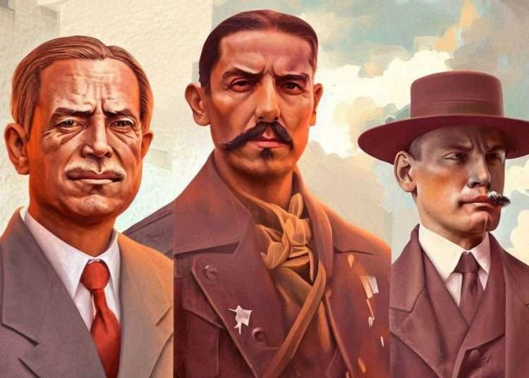 Petition to the IA: realistic portrait of the Cuban independence heroes of 1868 and 1895, including Carlos Manuel de Céspedes, José Martí, Antonio Maceo and Guillermón Moncada.