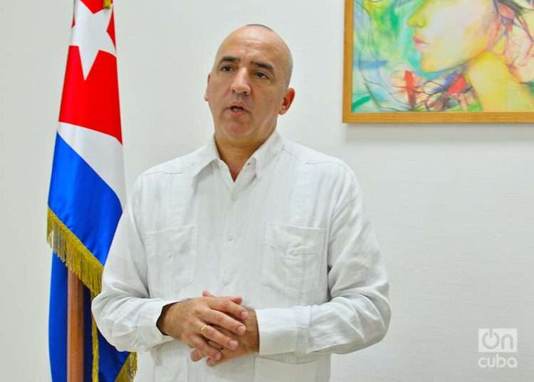 Ernesto Soberón Guzmán, Cuban Foreign Ministry general director of Consular Affairs and Attention to Cubans Resident Abroad. Photo: Otmaro Rodríguez.