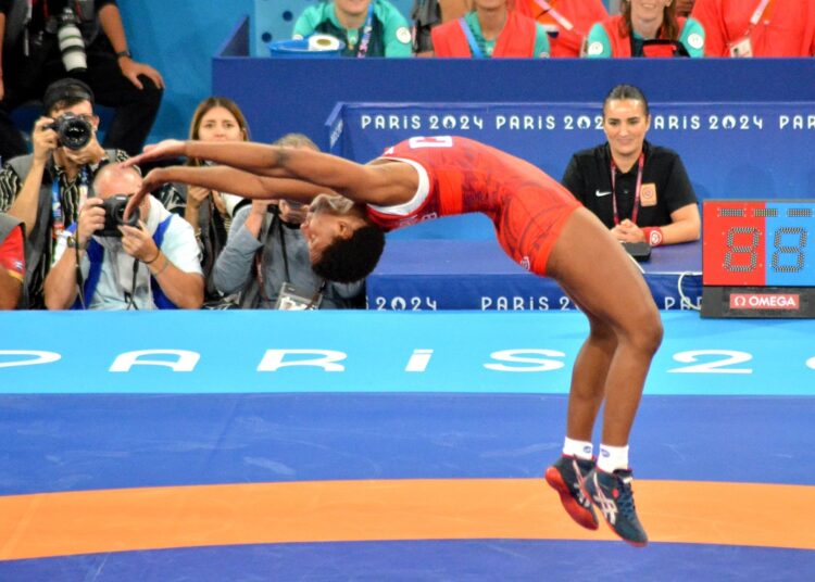 Milaymis Marín became the second Olympic medalist in Cuban women’s wrestling. Photo: Ricardo López Hevia.