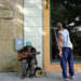 An elderly man plays for tourists in Old Havana. Photo: Alejandro Ernesto/Archive.