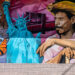 Fragment of a mural on the facade of the headquarters of Las Americas, an Immigrant Defense Center in El Paso, Texas. The work was created by teenagers in the Juvenile Probation System. Photo: Kaloian.