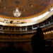 At the Sauto Theater, in the shadows, Rubén Darío Salazar. Photo: Jorge Ricardo.