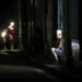 People at night on a Havana street during the blackout caused by the total disconnection of Cuba's electricity system. Photo: Ernesto Mastrascusa / EFE.