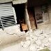 Damage caused by the earthquakes of November 10, 2024 in a house in the community of Sevilla, in the municipality of Pilon, eastern Cuba. Photo: CMKX Radio Bayamo / Facebook.