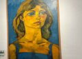 Princess Caroline of Monaco painted by Oswaldo Guayasmín. Photo: Prensa Latina