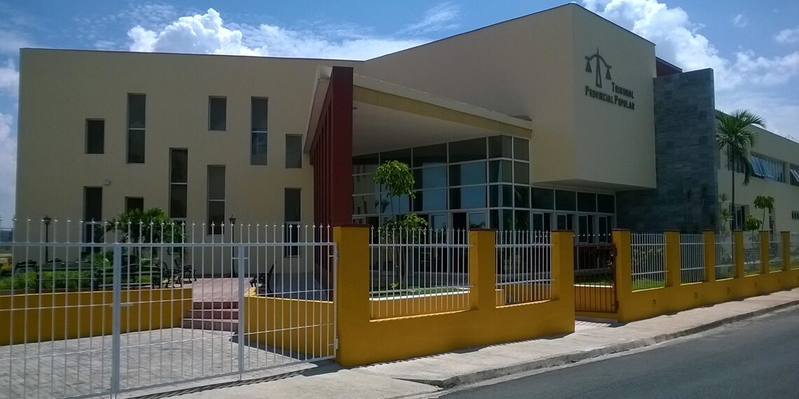 Headquarters of the Matanzas People’s Court, where the trial was held. Photo: Matanzas People’s Court/Facebook.