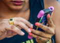 Cubana. Mobile connection in Cuba