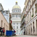 Streets of Old Havana with the Capitol in the background