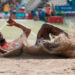 Long jumper Lester Lescay during his participation in the European Team Championships