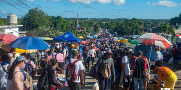 La Cuevita informal market in Havana