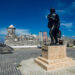 Statue of Francisco de Miranda, on the La Punta esplanade and in the surroundings of the fortress of the same name, in Havana.