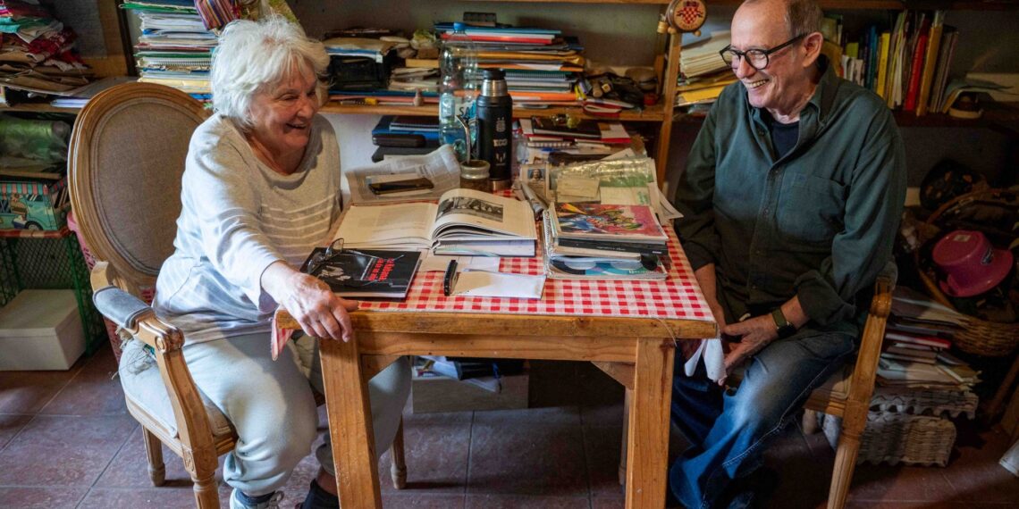 Lucía Topolansky and Silvio Rodríguez