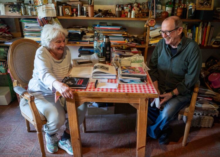 Lucía Topolansky and Silvio Rodríguez