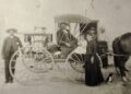 Singer sewing machine in a 19th-century carriage in Havana