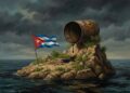 Cuban flag. Cuban economy