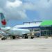 Canadian airline at a Cuban airport