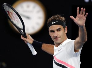 Roger Federer en el Abierto de Australia. Foto: Vincent Thian / AP.