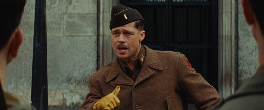 Brad Pitt en el personaje de Aldo Raine, "Inglourious Basterds" (2009).