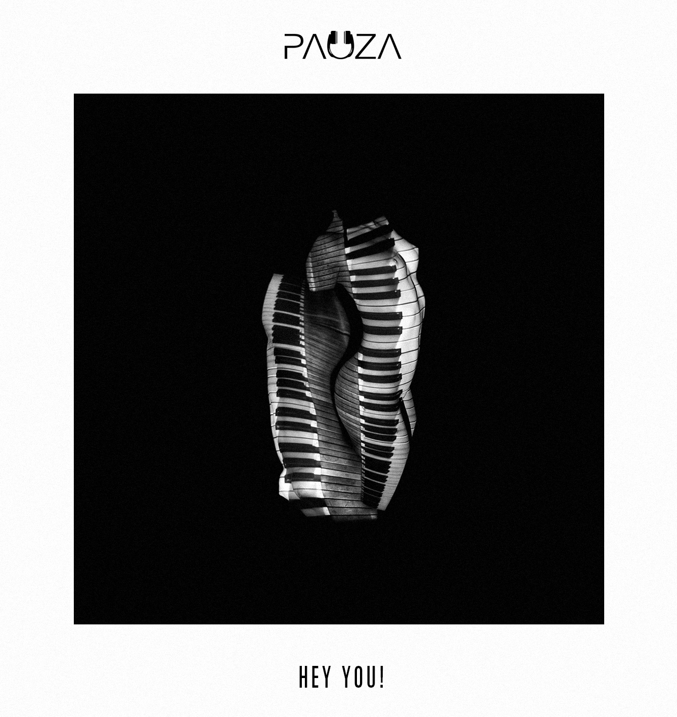 Portada del CD "Hey you!" de PAUZA. Diseño: Sergio Gonzalez Ferrer.