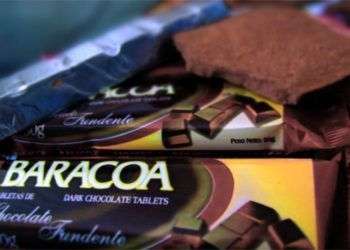 Tabletas de chocolate, uno de los tesoros más preciados de la fábrica de Baracoa/ Foto: Adriana Rodríguez Vives