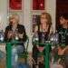 Anthony Weeks, Alexandra Halkin, Sally Berger (MoMA), Jesús Hernández y Sara Nesson en una mesa durante la Muestra Joven, hablando sobre las obras de Cerrando Distancias.