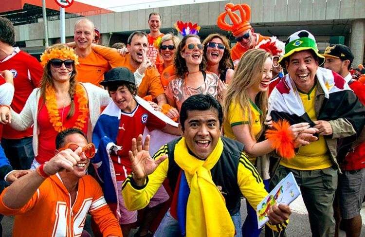 Holanda-Chile en el Arena Corinthians de Sao Paulo