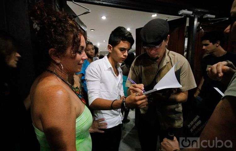 Presentación del documental Canción de barrio / Foto: Carla Valdés.