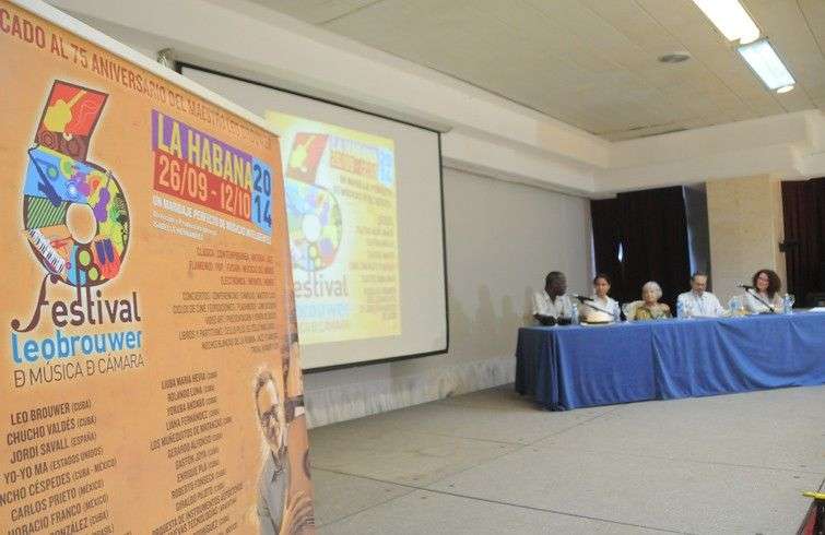 Pronto a comenzar el Festival Leo Brouwer de Música de Cámara / Foto: Roberto Ruiz