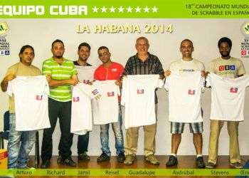 Equipo cubano en el XVIII Mundial de Scrabble en Español