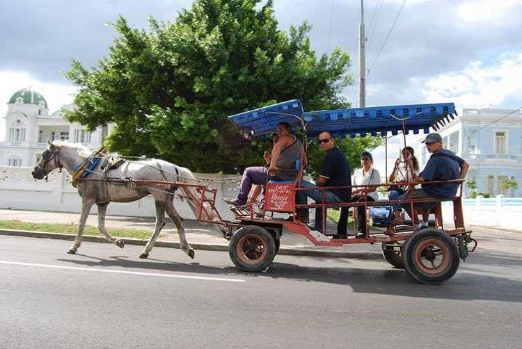 El coche con caballos es en muchas ciudades del interior de Cuba esencial para el transporte de la población / Foto: Raquel Pérez