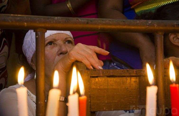 Celebración del día de la Santa Bárbara en el Santuario de Párraga, La Habana / Foto: Alain L. Gutiérrez