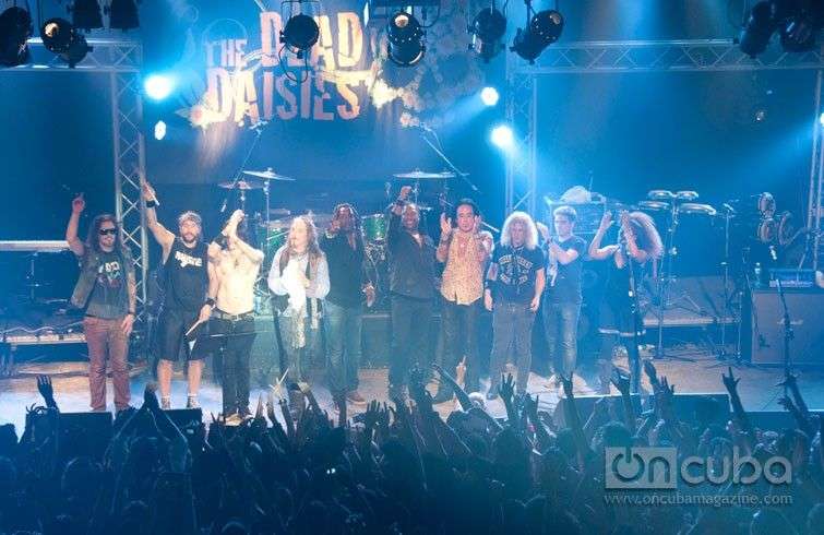 Concierto de The Dead Daisies en el Maxim Rock, La Habana Cuba, 25 de febrero de 2015 / Foto: Roberto Ruiz