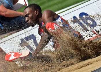 El saltador Pedro Pablo Pichardo en Toronto 2015. Foto: Ricardo López Hevia