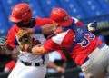 Imagen de archivo de un partido de béisbol entre equipos de Cuba y Puerto Rico. Foto: Trabajadores / Archivo.