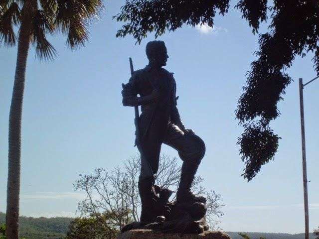 Escultura al soldado norteamericano Parque San Juan en Santiago de Cuba / Foto: Reinaldo Cedeño